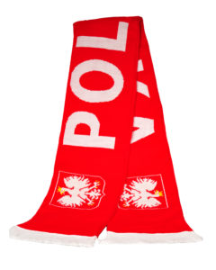 Szalik Polska z herbem